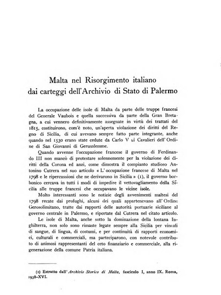 Archivio storico di Malta