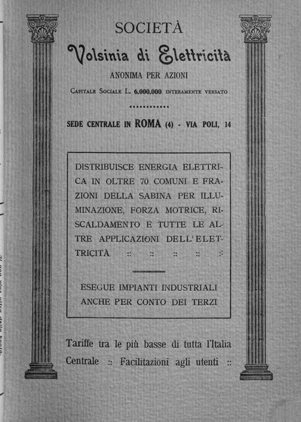 Terra Sabina storia, arte, lettere, agricoltura, industria, commercio