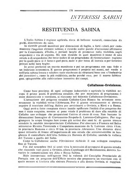 Terra Sabina storia, arte, lettere, agricoltura, industria, commercio