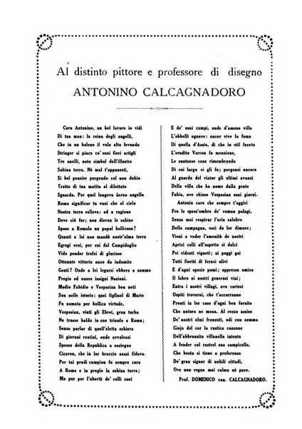 Terra Sabina storia, arte, lettere, agricoltura, industria, commercio