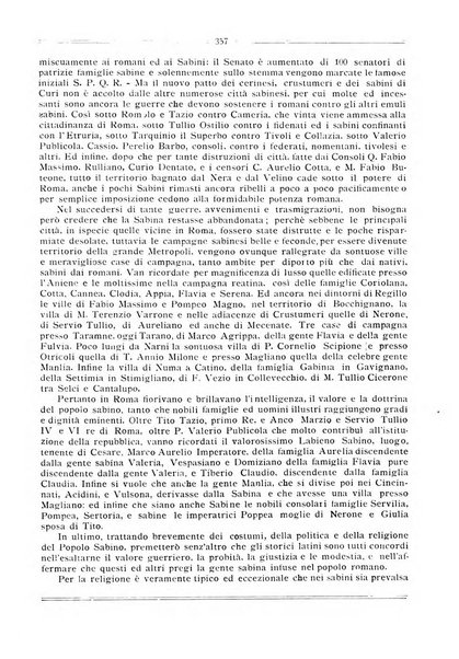 Terra Sabina storia, arte, lettere, agricoltura, industria, commercio