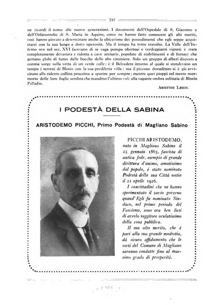 Terra Sabina storia, arte, lettere, agricoltura, industria, commercio