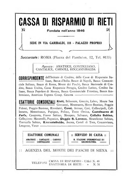 Terra Sabina storia, arte, lettere, agricoltura, industria, commercio