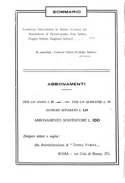 Terra Sabina storia, arte, lettere, agricoltura, industria, commercio