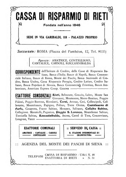 Terra Sabina storia, arte, lettere, agricoltura, industria, commercio