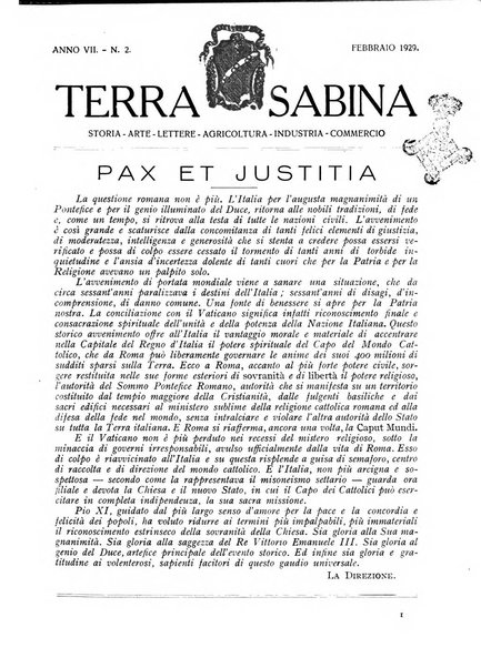 Terra Sabina storia, arte, lettere, agricoltura, industria, commercio