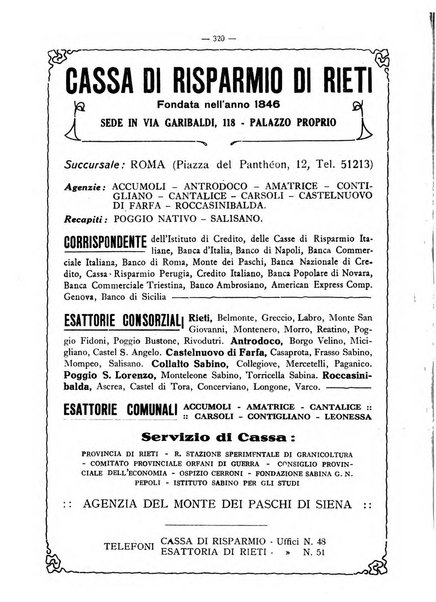 Terra Sabina storia, arte, lettere, agricoltura, industria, commercio