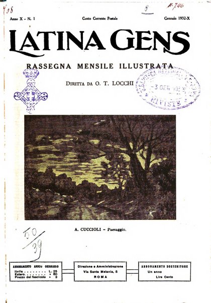 Latina gens rassegna del Lazio, dell'Umbria e della Sabina