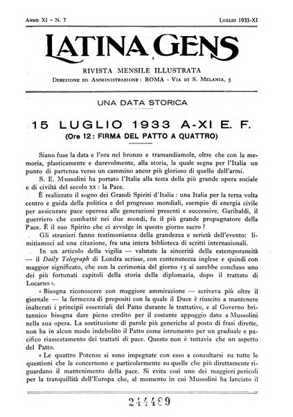 Latina gens rassegna del Lazio, dell'Umbria e della Sabina