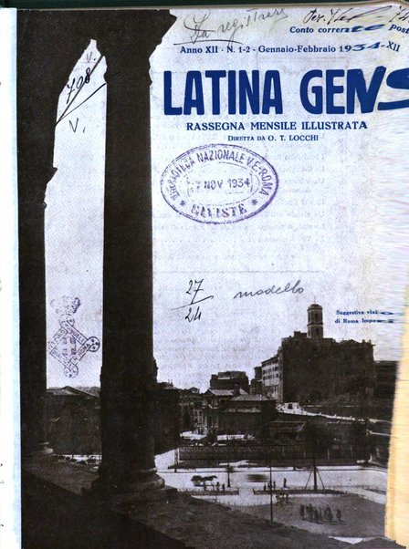 Latina gens rassegna del Lazio, dell'Umbria e della Sabina