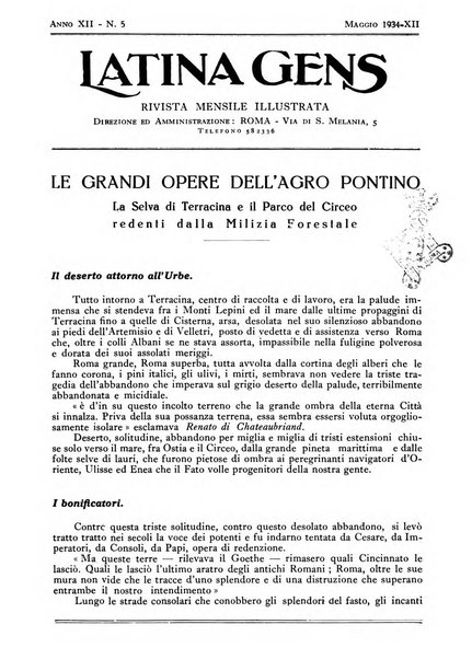 Latina gens rassegna del Lazio, dell'Umbria e della Sabina