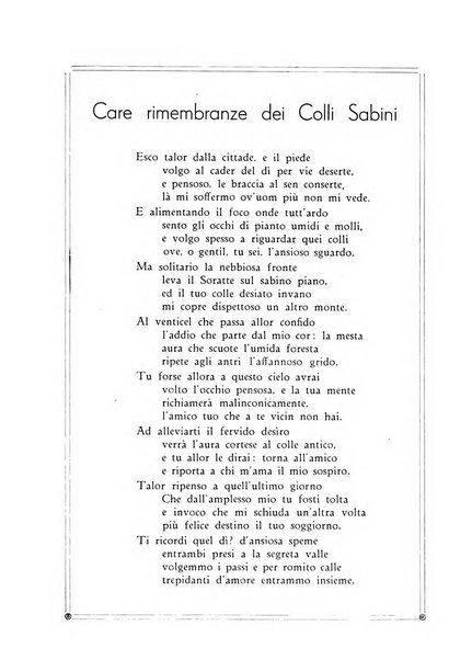 Latina gens rassegna del Lazio, dell'Umbria e della Sabina