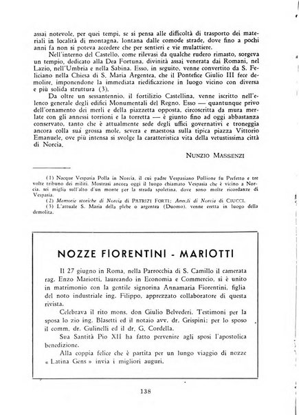 Latina gens rassegna del Lazio, dell'Umbria e della Sabina