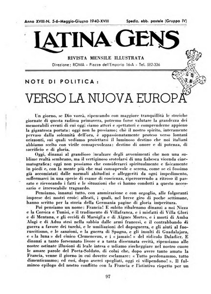 Latina gens rassegna del Lazio, dell'Umbria e della Sabina