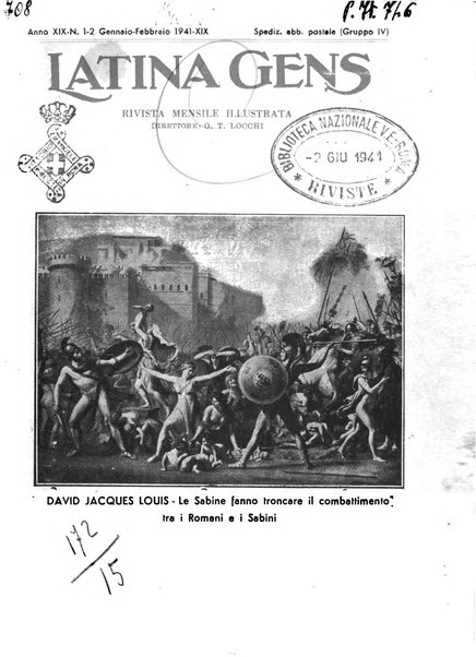 Latina gens rassegna del Lazio, dell'Umbria e della Sabina