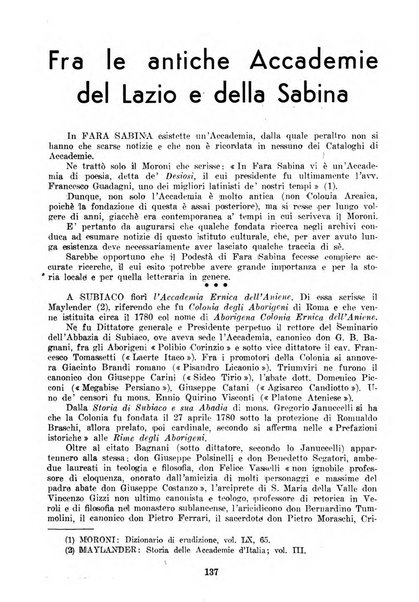 Latina gens rassegna del Lazio, dell'Umbria e della Sabina