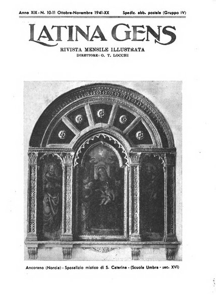 Latina gens rassegna del Lazio, dell'Umbria e della Sabina