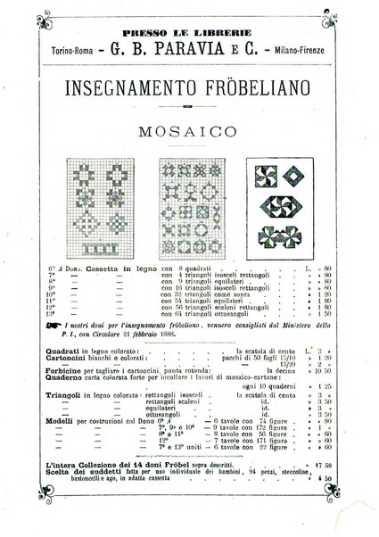 L'educazione dei bambini giornale per le famiglie e per gli istituti infantili