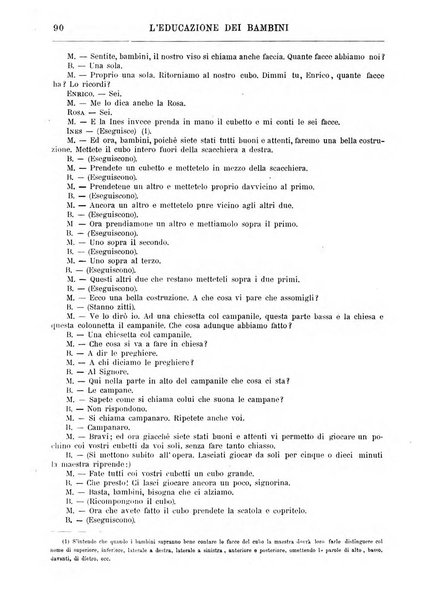 L'educazione dei bambini giornale per le famiglie e per gli istituti infantili