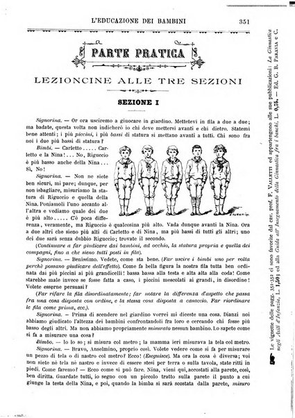 L'educazione dei bambini giornale per le famiglie e per gli istituti infantili