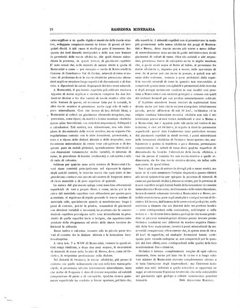 Rassegna mineraria metallurgica e chimica