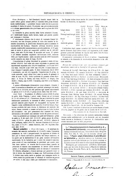 Rassegna mineraria metallurgica e chimica