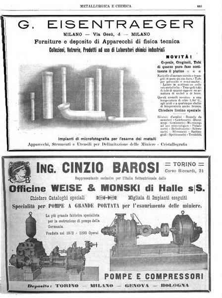 Rassegna mineraria metallurgica e chimica