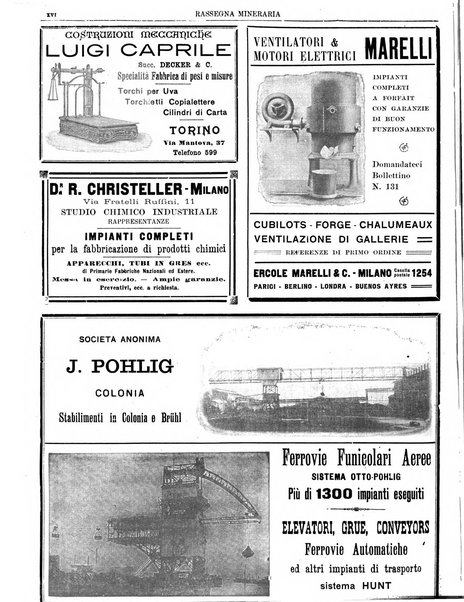 Rassegna mineraria metallurgica e chimica