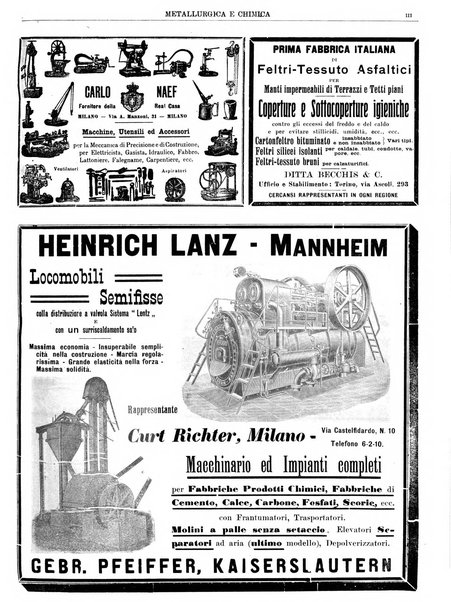 Rassegna mineraria metallurgica e chimica