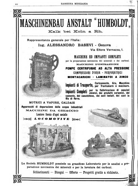 Rassegna mineraria metallurgica e chimica