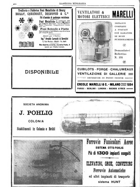 Rassegna mineraria metallurgica e chimica