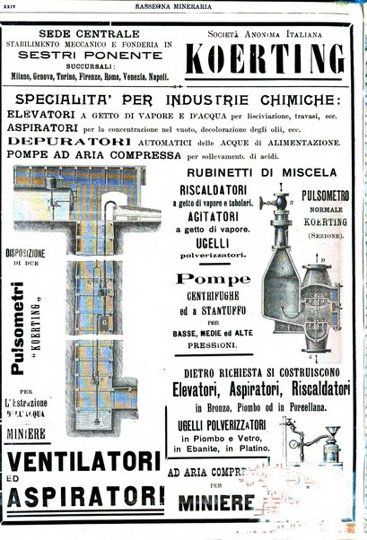 Rassegna mineraria metallurgica e chimica