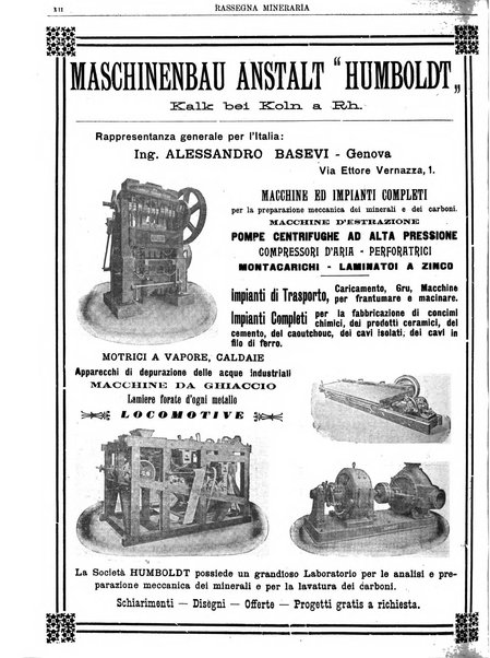 Rassegna mineraria metallurgica e chimica