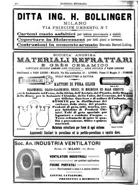 Rassegna mineraria metallurgica e chimica