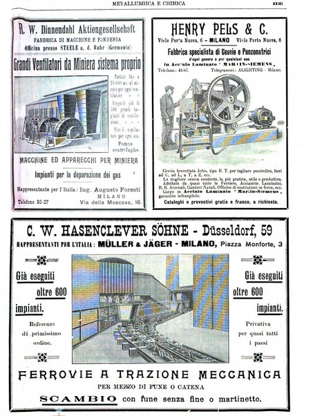 Rassegna mineraria metallurgica e chimica