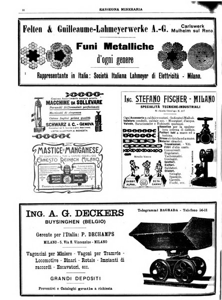 Rassegna mineraria metallurgica e chimica