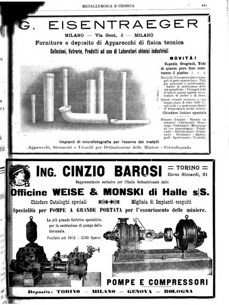 Rassegna mineraria metallurgica e chimica