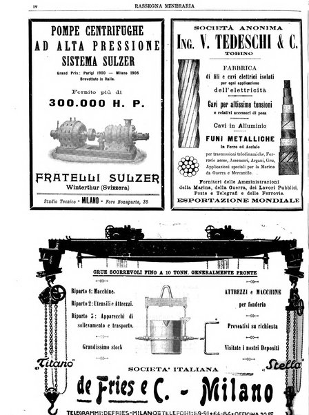 Rassegna mineraria metallurgica e chimica