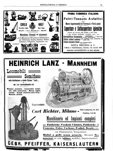 Rassegna mineraria metallurgica e chimica