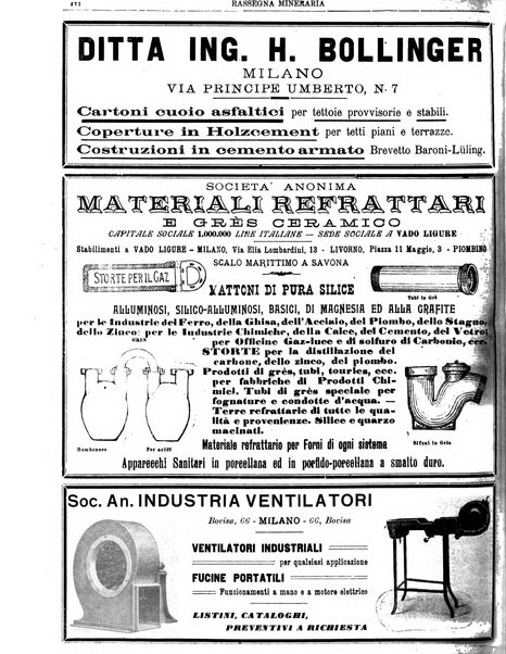 Rassegna mineraria metallurgica e chimica