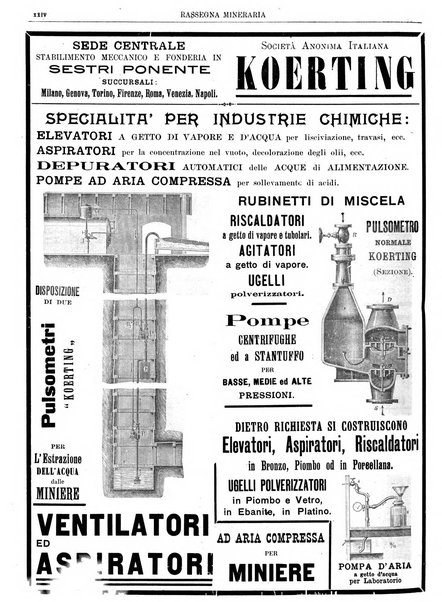 Rassegna mineraria metallurgica e chimica