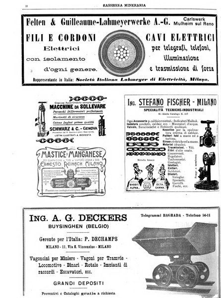 Rassegna mineraria metallurgica e chimica