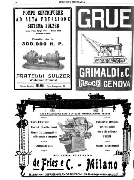 Rassegna mineraria metallurgica e chimica