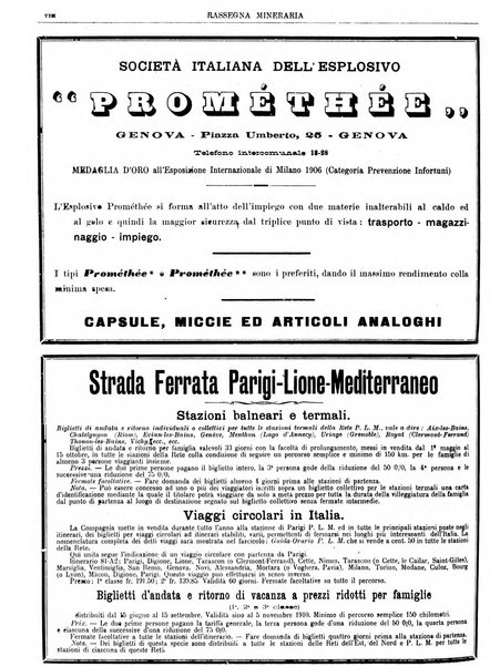 Rassegna mineraria metallurgica e chimica