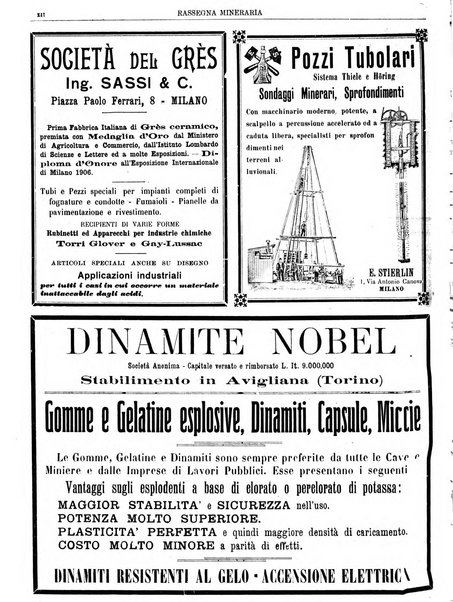 Rassegna mineraria metallurgica e chimica