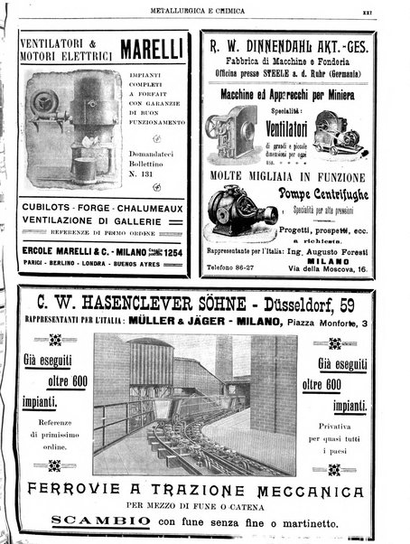 Rassegna mineraria metallurgica e chimica