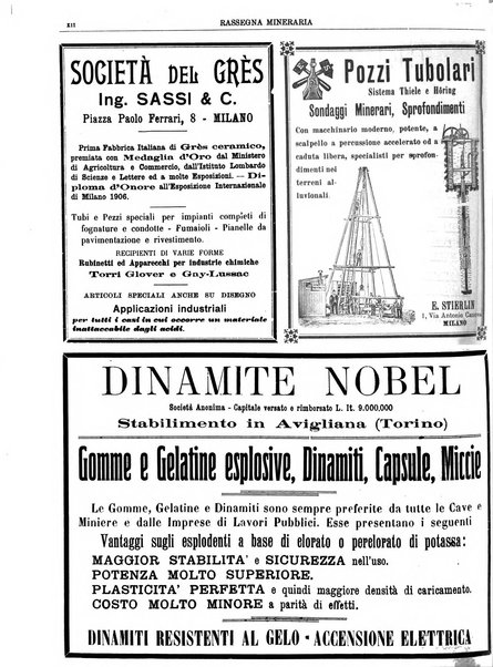 Rassegna mineraria metallurgica e chimica