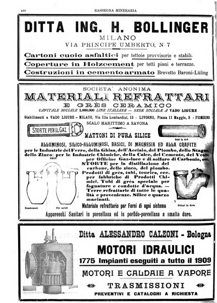 Rassegna mineraria metallurgica e chimica