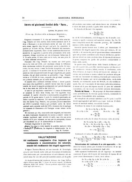 Rassegna mineraria metallurgica e chimica