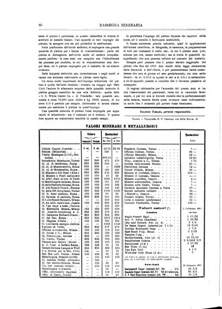 Rassegna mineraria metallurgica e chimica